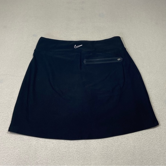 NIKE Dri-Fit No Sew Black Golf Skort Shorts Skirt Zip Pockets Women’s Size S - Picture 7 of 10